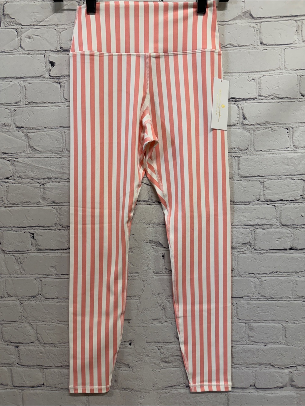 Spiritual Gangster Perfect HW  leggings Pink & white Small